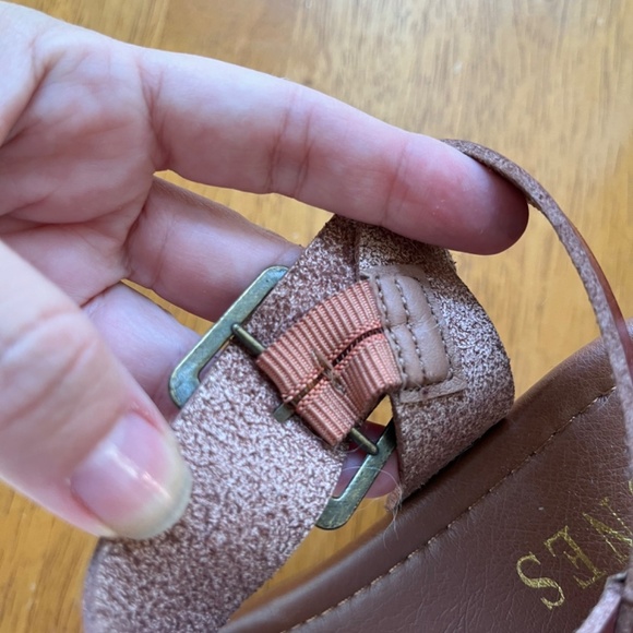 Brown Chunky Heel Sandals - Picture 8 of 10